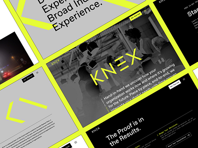 Knex Technologies - UX/UI Design & Development branding design graphic design interface logo marketing neuron product design ui ux ux design web website