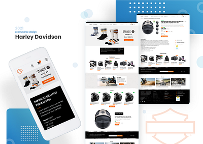 Harley Davidson e-shop design #1 bike biker davidson design ecommerce eshop graphic design harley harleydavidson motorbike ui ux web webdesign