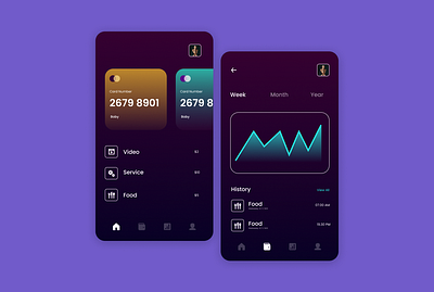 Financial Transaction apps bioskop concept credit card design dolar financial food graphic design inspiration modern money service simple transaction ui ux video