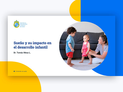 Online Class Presentation - Comprehensive Child Development class course creative design e learning online powerpoint template uc
