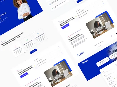 Trixia Web brasil brazil dev form front end front end graphic design inspirantion landing page salvador ui uiux design web inspiration