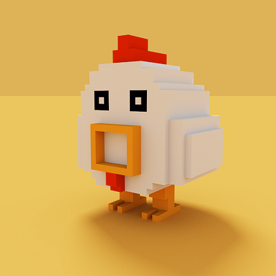 Hi, I am Chika Bonbon design voxel voxelart