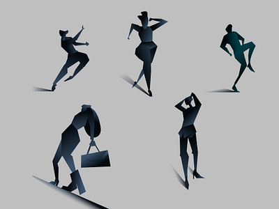 Flat Illustration abstraction animation design flat illustration gradient illustration graphic design ui vector