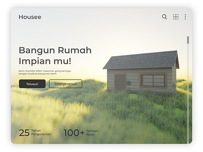 Housee Web UI ammar ammar zahran branding design housee idn idn boarding school illustration indonesia logo simple design ui ui ux web design web desing web ui