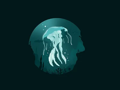 Underwater Flat Illustration design illustration vector