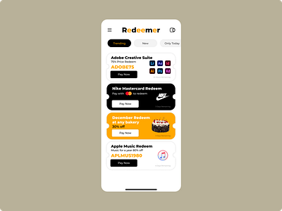 Redeem Coupon 061 coupon dailyui redeem ui ux