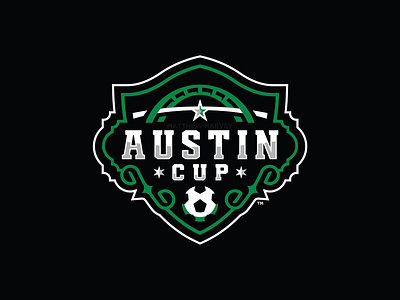 AUSTIN CUP - OFFICIAL LOGO branding cups identity design logos matt harvey soccer