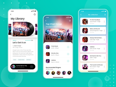 Music 04 app design list music ui