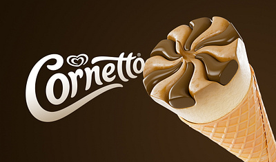 Ice Cream Cornetto CGI 3d food cgi food ice cream package