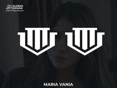 MV monogram Logo Design agency apparel awesome brand mark branding design design mark grids icon identity illustration initials inspirations letter logo logotype monogram symbol type typography