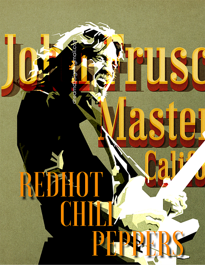 John Frusciante Master Funk Guitarist album american californication concert guitarist illustration john frusciante musician redhotchilipeppers retro rhcp rock band song writer style vintage