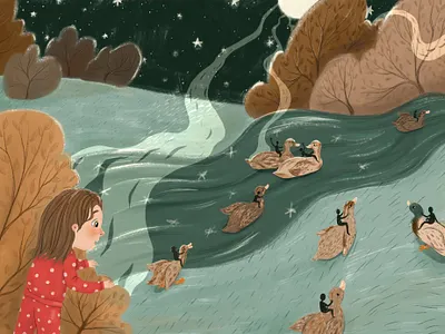 Illustration for art challenge “Folktale week” art book cartoon character design illustration illustrator kid kidlitart raster