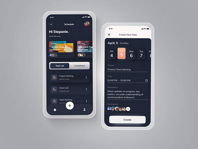 Task Management App design ui ux
