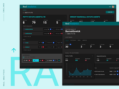 Real Analytics ai analytic branding clean dashboard design flat ui user experience ux