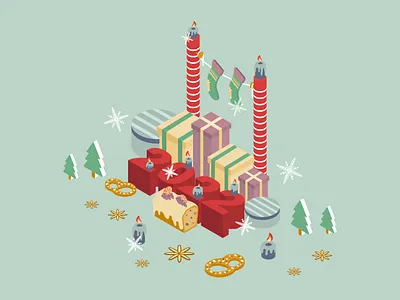 New year 2022 banner calendar celebrate celebration christmas design gift happy holiday illustration isometric merry christmass new year party santa season vector winter