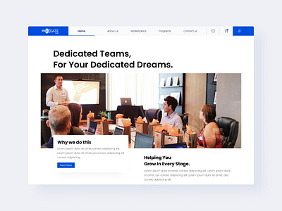 Marketing Agency Website adobe xd agency website figma marketing agency ui ux