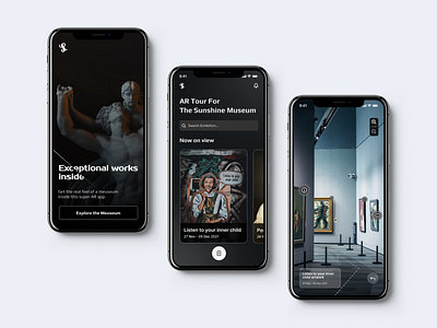 AR Museum App Design ar ar app ar museum ar museum app ar museum app design augmented reality mobile mobile app mobile app design mobile app ui museum museum app design museum app ui design virtual app virtual app ui design virtual museum virtual museum app design