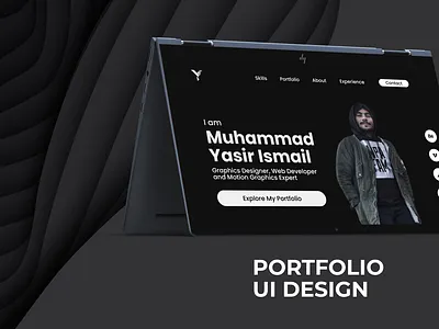 Portfolio UI DESIGN app branding design illustration logo portfolio ui ux user experienec user interface ux vector web ui websites design