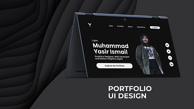Portfolio UI DESIGN app branding design illustration logo portfolio ui ux user experienec user interface ux vector web ui websites design