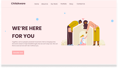 Child Awareness Organization💙 child awaerness desi design graphic design illustration typography ui ux website