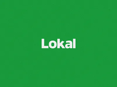 Lokal Grocery App logo design app branding delivery font food grocery identity logo logo design logotype modern typeface typography ui ux