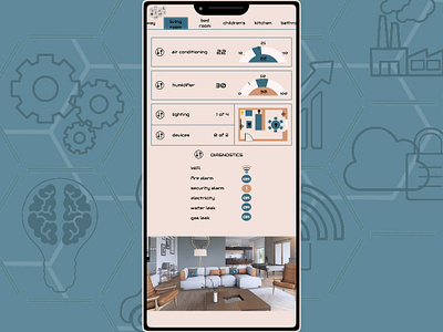 Design a home monitoring dashboard 021 dailyui design smarthome