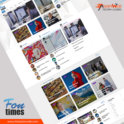 Fon Times Designed By AsianWeb Technologies design we webdesign webdesigner webdesignservices webdevelopment wordpresswebsite
