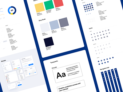 Phonesites - Style Guide bazen agency brand brand design brandbook branding clean color palette icons logo logo design pattern phonesites popular style guide typography ui ui components ui design ux design visual identity