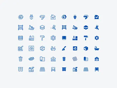Iconset - Ofri aleksandrov alexandrov apple icons branding craft custom icons huliganio icon icon design icon pack iconography icons iconset linear ofri outline outline icons tools web icons