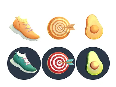 Icon Design art design icon design illustration illustrator logo procreate raster illustration ui