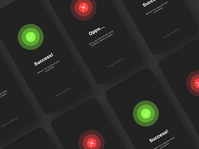 Daily UI - Flash Message dailyui darkmode message ui ux