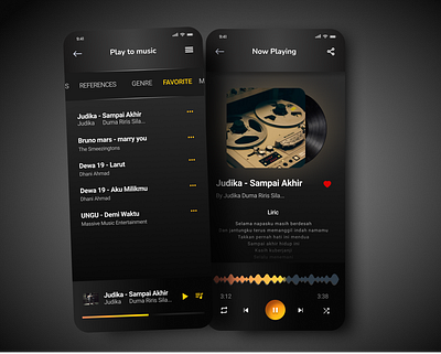 Music app app dailyui music ui web design