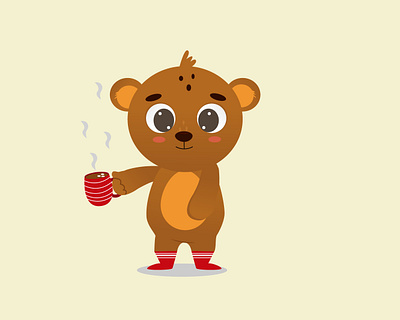 Cute bear character with coffee cup and marshmallows adobe illustrator bear character bear set character design character set children book children character children illustration christmas character coffee cup cute animal cute bear cute character cute set cute teddy bear design graphic design illustration kids illustration marshmallow