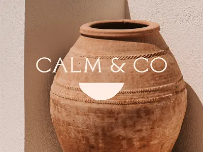 Branding for Calm & Co 🪞 branding calm decor decoration home house houseware logo logotype minimal mininalistic organic