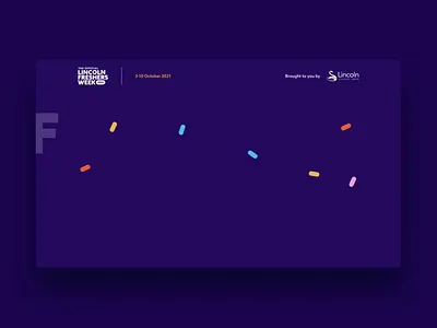 Official Freshers Week Web Design animation brand bright code college colourful development education energetic fun mobile students ui uni ux web website xd