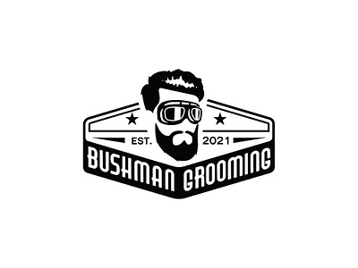 Barbershop logo concept barber barbershop beard hair logo logo design manly men retro rugged