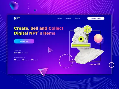 NFT Marketplace crypto design illustration logo mobile app mobile ui nft saas ui design uidesign ux design uxdesign uxui
