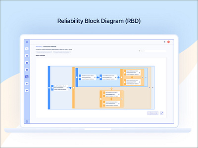 Reliability Block Diagram (RBD) app branding design desktop app diagram figma graphic design illustration logo parallel connection rbd reliability block diagram reliablility serial connection sketch ui ux ux design website design