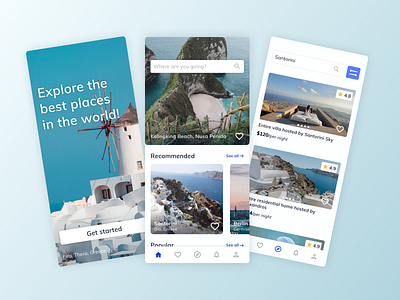 Travel app concept app booking design travel ui ux web