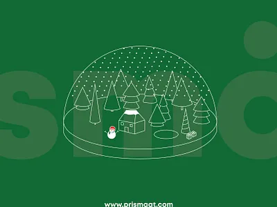 Prismaat Christmas Post 2 animation braga design graphic graphic design green illustration motion graphics portugal