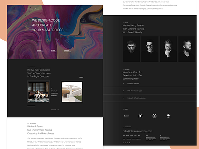 interstellar Software design ui ux web