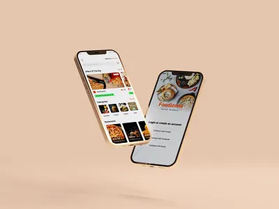 FOOD APP app delivery food graphic design mobile orange ui ux
