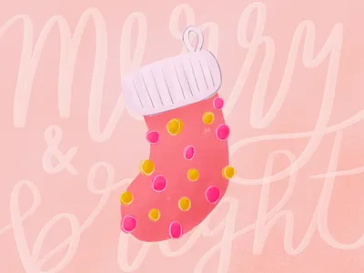 Drawcember 1: Stocking christmas christmas stocking drawcember holidays illustration stocking winter