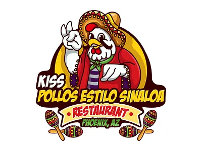 Chicken Logo Design cactus character design chick chicken chicken logo design graphic design illustration logo logo design maracas mexica mexican mexican chicken mexican clothes mexican dress mexican hat mexico taco vector