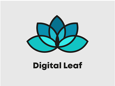 Digital leaf logo design 3d adobedesign animation app brand design branding design designer designs digital digital leaf digital leaf logo design graphic design illustration leaflogo logo logodesign motion graphics ui ui design