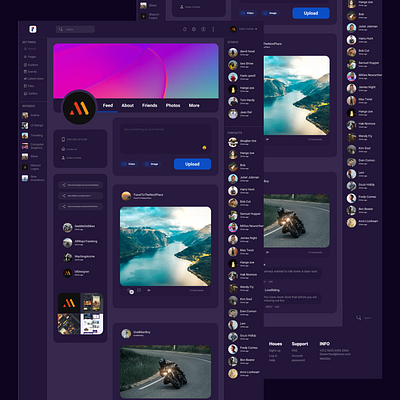 Social media platform webpage design app appdesign brand design branding design designer designs figmadesign graphic design logo social media social media webpage design ui ui design webdesign webpage webpagedesign website webui