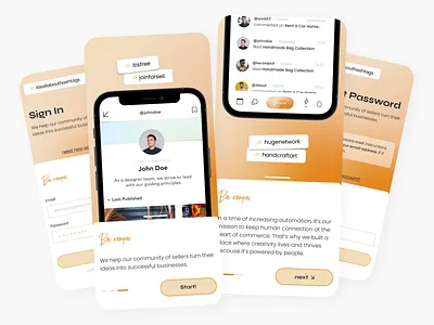 bairampai.com | onboard & login & register | mobile UI azerbaijan design e commerce forget password kerim letif mobile onboard screens sign in sign up ui design ux design