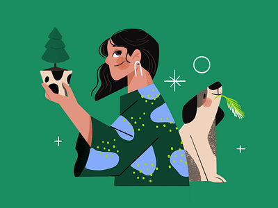 Festive Mood 2 illustration