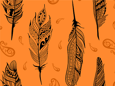 Feather pattern