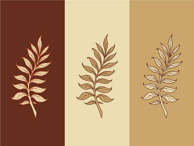 Branch with leaves